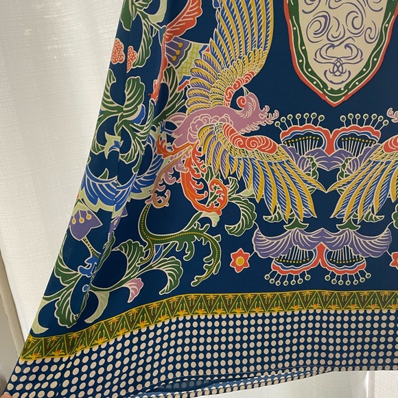 Anthropologie Silk Boho Dress - Picture 7 of 13